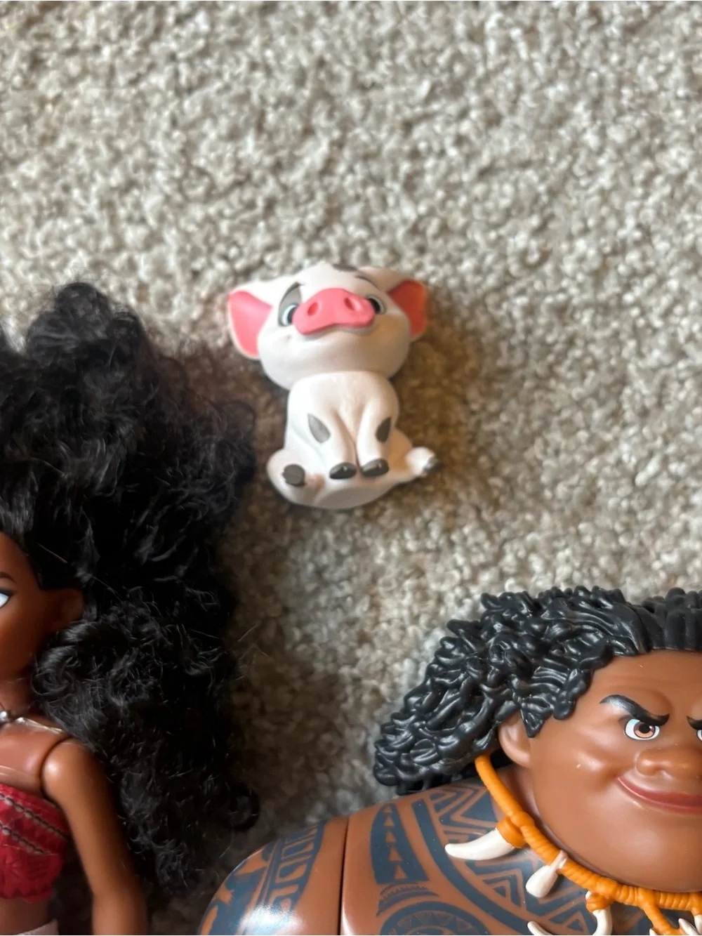 Disney Moana Adventure Collection Doll Maui Heihei Pua
